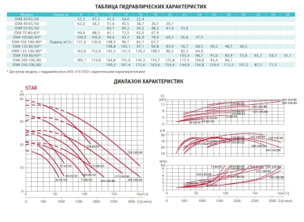 Насос с префильтром Espa Star 250 100/80, фото 3
