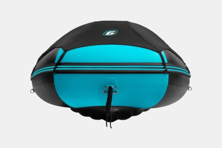 Gladiator E 420 PRO AIR Черно-бирюзовый моторная лодка ПВХ НДНД, фото 8