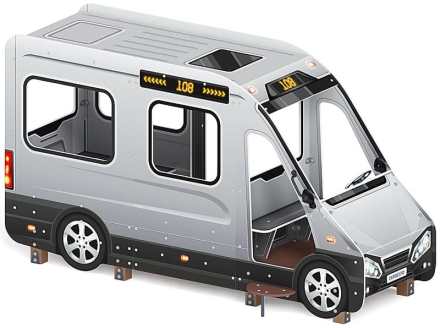 Автобус (серый) - Беседка - МФ 10.03.13-02, фото 2