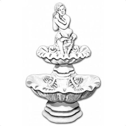 Фонтан античный &quot;Девушка с ракушкой&quot; артикул 761, фото 1