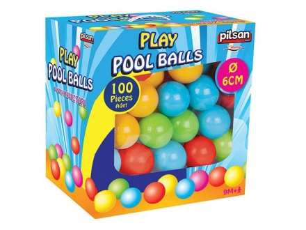 Шарики для сухого бассейна в коробке 6 см. 100 шт. (06-400-T), фото 1