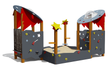 Песочный дворик ВСТ 4131 для детской площадки Песочный дворик ВСТ 4131 для детской площадки