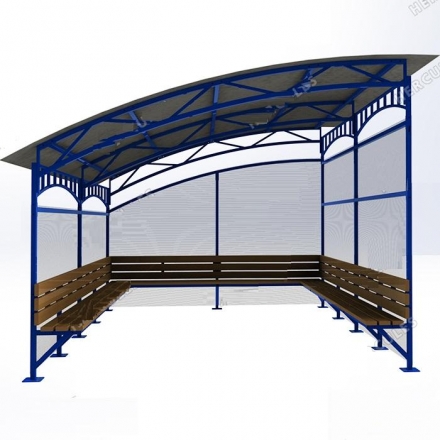 Беседка-курилка односкатная, фото 1