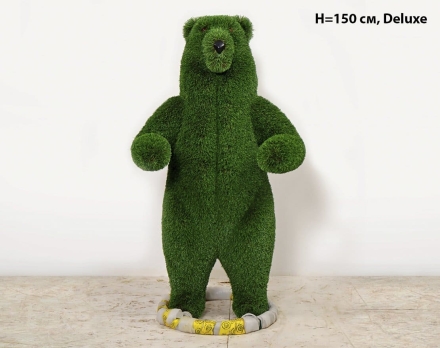Топиари Медведь цирковой, h=200 - газон Deluxe/Deluxe Green, фото 5