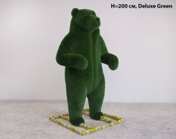 Топиари Медведь цирковой, h=200 - газон Deluxe/Deluxe Green, фото 4