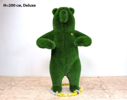 Топиари Медведь цирковой, h=200 - газон Deluxe/Deluxe Green, фото 1