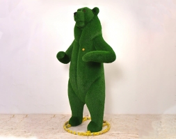 Топиари Медведь цирковой, h=200 - газон Deluxe/Deluxe Green, фото 8