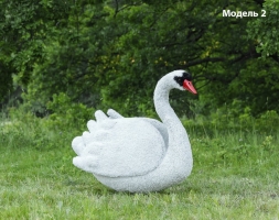 Топиари лебедь белый Модель 2 - газон Eco, фото 1