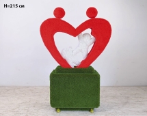 Топиари стела Любимый город, размер М, Н=215 см - газон Eco+Deluxe Топиари стела Любимый город, размер М, Н=215 см - газон Eco+Deluxe