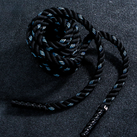 Тренировочный канат LIVEPRO Battle Rope, 5 см x 12 м, черный, фото 3
