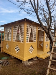 Прямоугольная беседка Ромб, фото 7