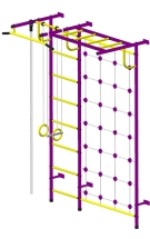 Спортивный комплекс Пионер С4СМ пурпурно/жёлтый