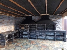 Печь Аристократ 854 Радиальный кирпич коричневый