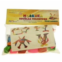 Развивающая игра мозаика Веселая Геометрия 36 элеметов Развивающая игра мозаика Веселая Геометрия 36 элеметов