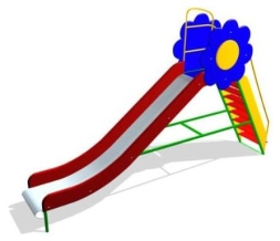 Детская горка Василек СКИ 078 H=2300 для игровой площадки Детская горка Василек СКИ 078 H=2300 для игровой площадки