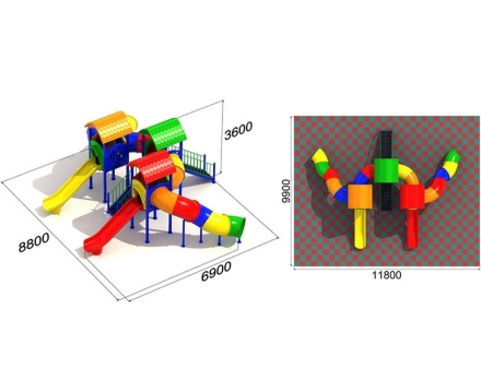 Детская игровая площадка Улитка 3.1, фото 2
