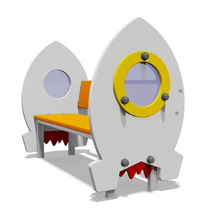 Скамейка детская Ракета ВСТ 4292 для игровой площадки, фото 1