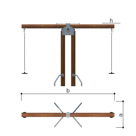 Качели балансир Romana 118.04.00 для детской площадки, фото 3