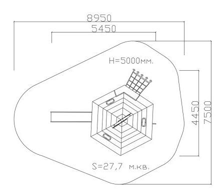 Игровой комплекс Эко 071302 для детской площадки, фото 2