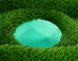 Топиари лебедь Вэнди, с кашпо - газон Eco, фото 4