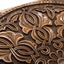 Нарды резные "Орнамент" с цельным рисунком, Haleyan Нарды резные "Орнамент" с цельным рисунком, Haleyan