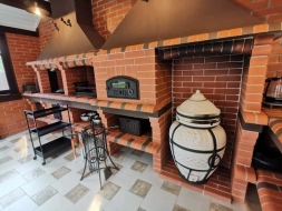 Печь Аристократ 854 Прямоугольный кирпич графитовый серый, фото 4