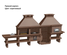 Печь Аристократ 854 Прямоугольный кирпич графитовый серый