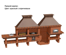 Печь Аристократ 854 Прямоугольный кирпич графитовый серый