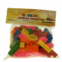 Развивающая игра мозаика Веселая Геометрия 60 элеметов Развивающая игра мозаика Веселая Геометрия 60 элеметов