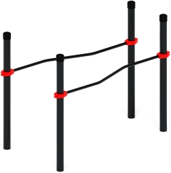 Воркаут ЛОВ 108 красный ВТ 102.05-01, фото 2 Воркаут ЛОВ 108 красный ВТ 102.05-01, фото 2