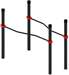 Воркаут ЛОВ 108 красный ВТ 102.05-01, фото 1 Воркаут ЛОВ 108 красный ВТ 102.05-01, фото 1