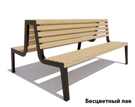 Парковая скамейка Магадан, Сосна 2,5 м, фото 1