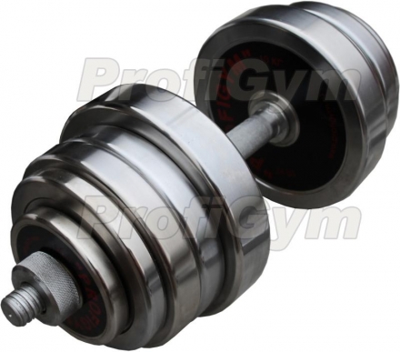 Гантель разборная хромированная 50 кг  ГРХ-50 , фото 1