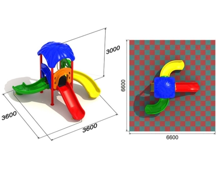 Детская площадка Ромашка 5.2, фото 3