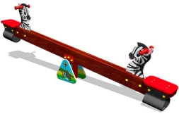 Качалка-балансир Зебра КЧ092 для детской площадки Качалка-балансир Зебра КЧ092 для детской площадки