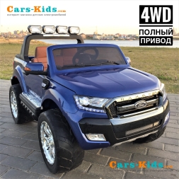 Электромобиль Ford Ranger F650 4WD синий, фото 1