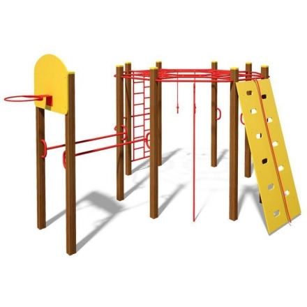 Гимнастический комплекс «Атлет-1» S724-RC , фото 1