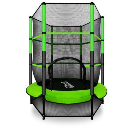 Мини батут с защитной сеткой, светло-зеленый, ARL-1005C-55_LG, фото 1