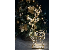 Световая фигура Олень складной Конструктор Уличный h008