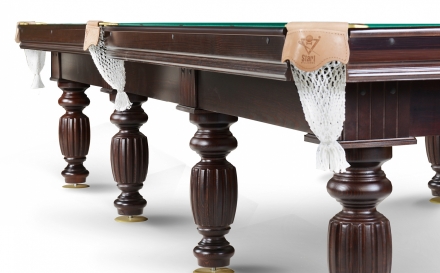 Бильярдный стол - Домашний Люкс 8 Футов, Русская пирамида, Super Stone 40 мм, фото 4