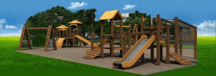 Детский игровой комплекс Новый Двор, фото 1