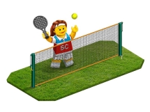 Стойки для большого тенниса (со стаканами), массовые, пара Стойки для большого тенниса (со стаканами), массовые, пара