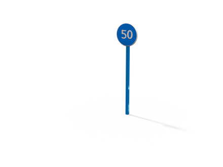 ДОУ 6.21 Знак Ограничение минимальной скорости, фото 1