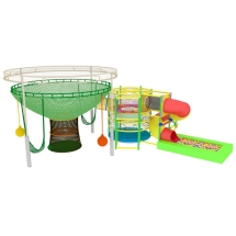 "Башня паука" с вязанным лабиринтом (11,5*6*4,2м) "Башня паука" с вязанным лабиринтом (11,5*6*4,2м)