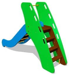 Детская горка Заря Г046 H=950 для игровых площадок, фото 2 Детская горка Заря Г046 H=950 для игровых площадок, фото 2
