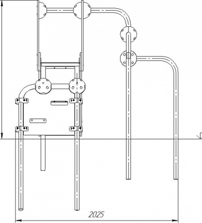 Спортивный комплекс Romana Сфера 057.05.00 для уличных площадок, фото 5