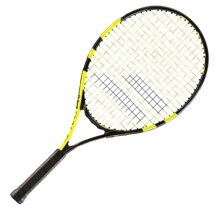 Ракетка б/т BABOLAT Nadal 25 Gr0, детская, 9-10 лет, черно-желтый, фото 1