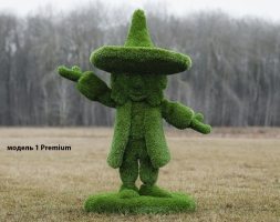 Топиари гном Рубин, модель 2, Deluxe Green + Eco, фото 4