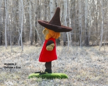 Топиари гном Рубин, модель 2, Deluxe Green + Eco
