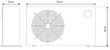 Тепловой насос Poolmagic BP-55HS-EP 6,1 кВт
